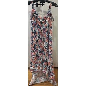 NWT Torrid Green Floral Super Soft Sun Dress Size 1